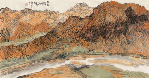 张掖丹霞写生2012