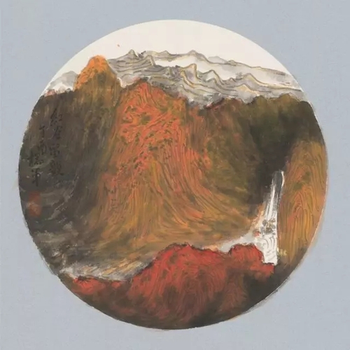 红谷留韻 40x40cm 纸本设色 2017.webp