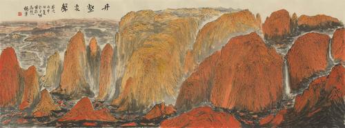 丹壑泉声-73×198